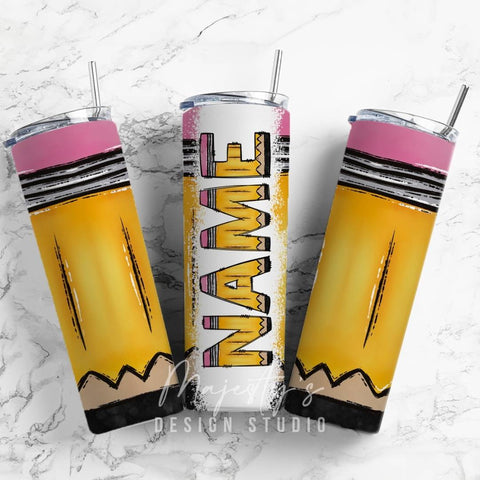 Personalized Pencil Tumbler