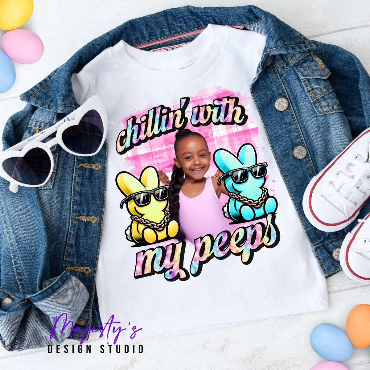 Chilling With My Peeps Photo Tee