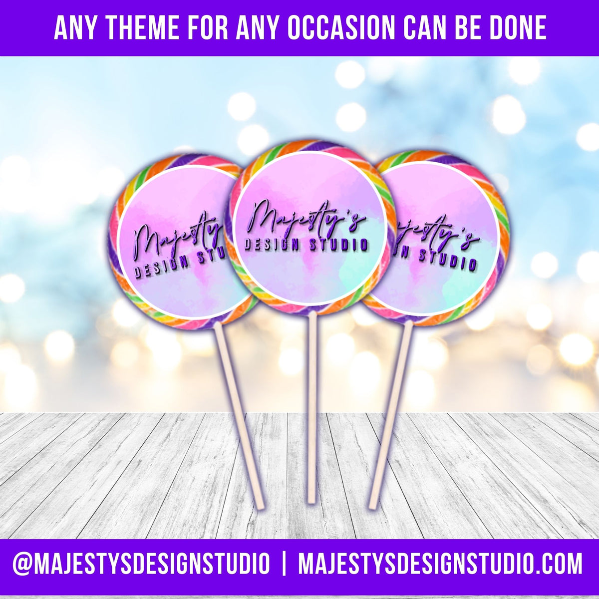 Custom Fun Carnival Pops