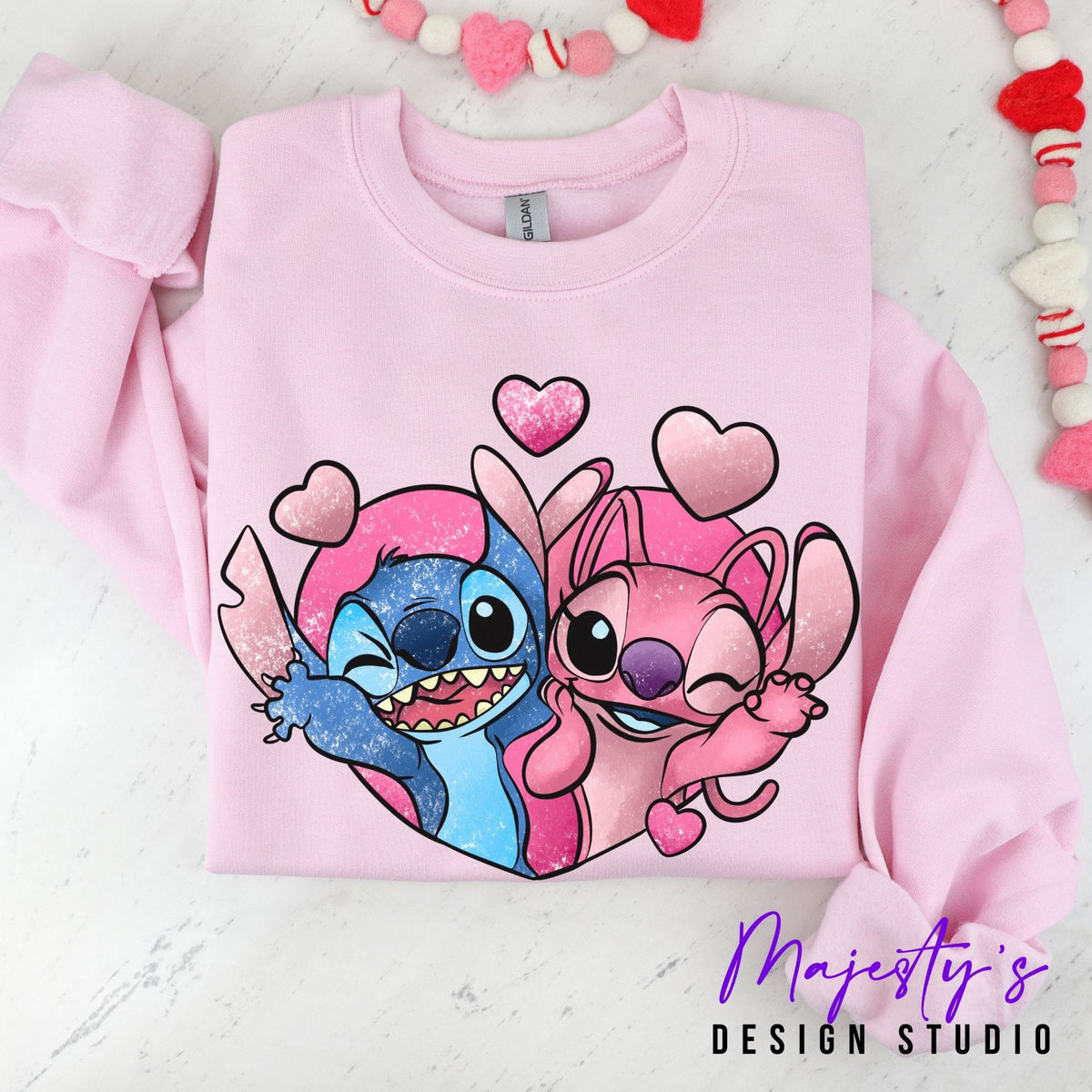Alien Heart Valentine’s Top