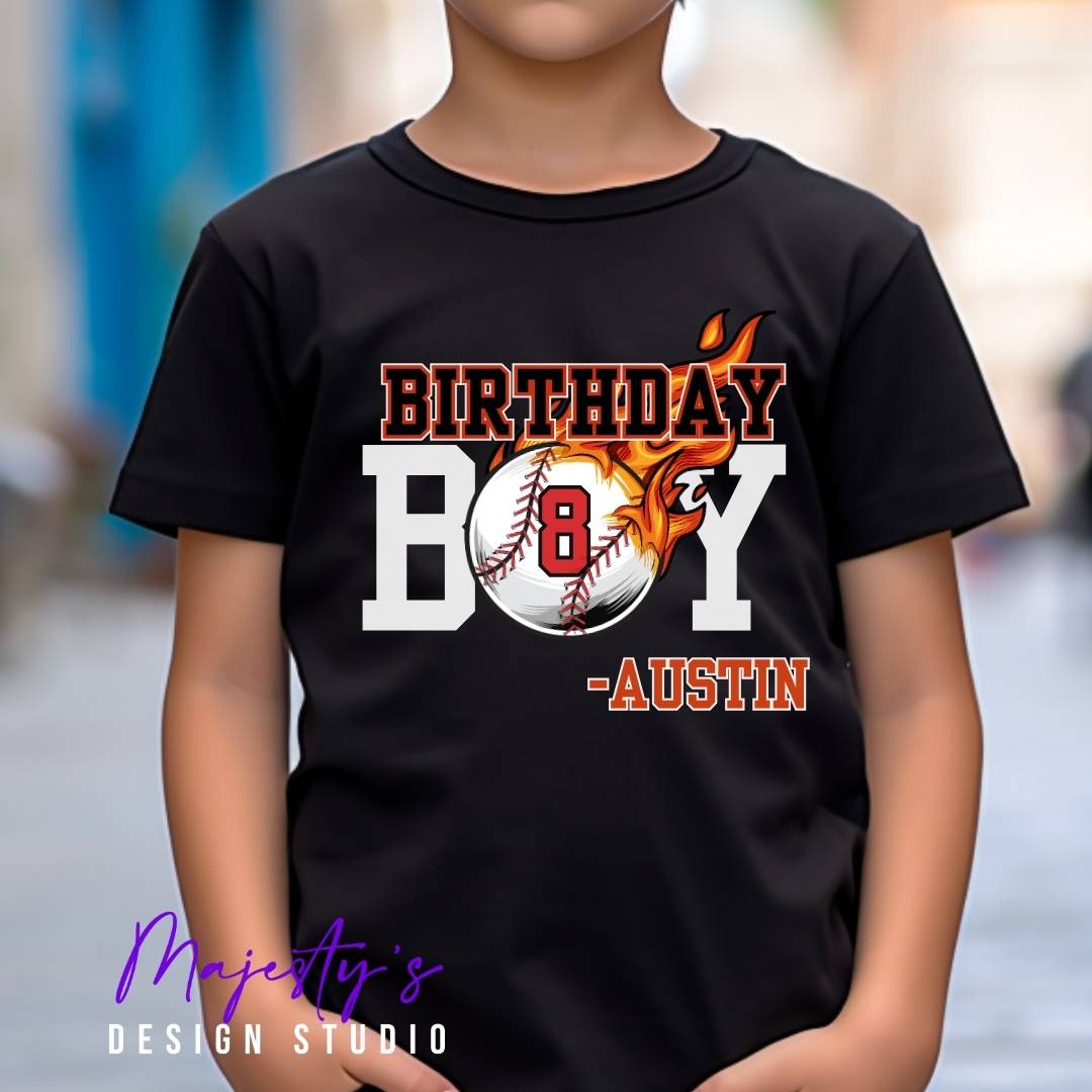 Baseball Birthday Boy
