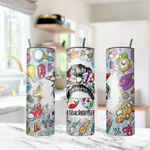 Teacher Bun Tumbler
