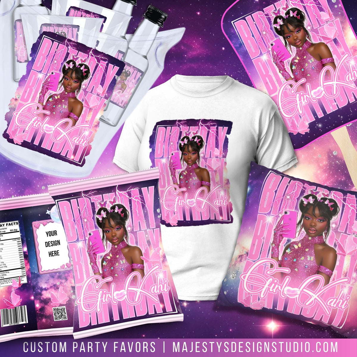 Pink Galaxy Favors
