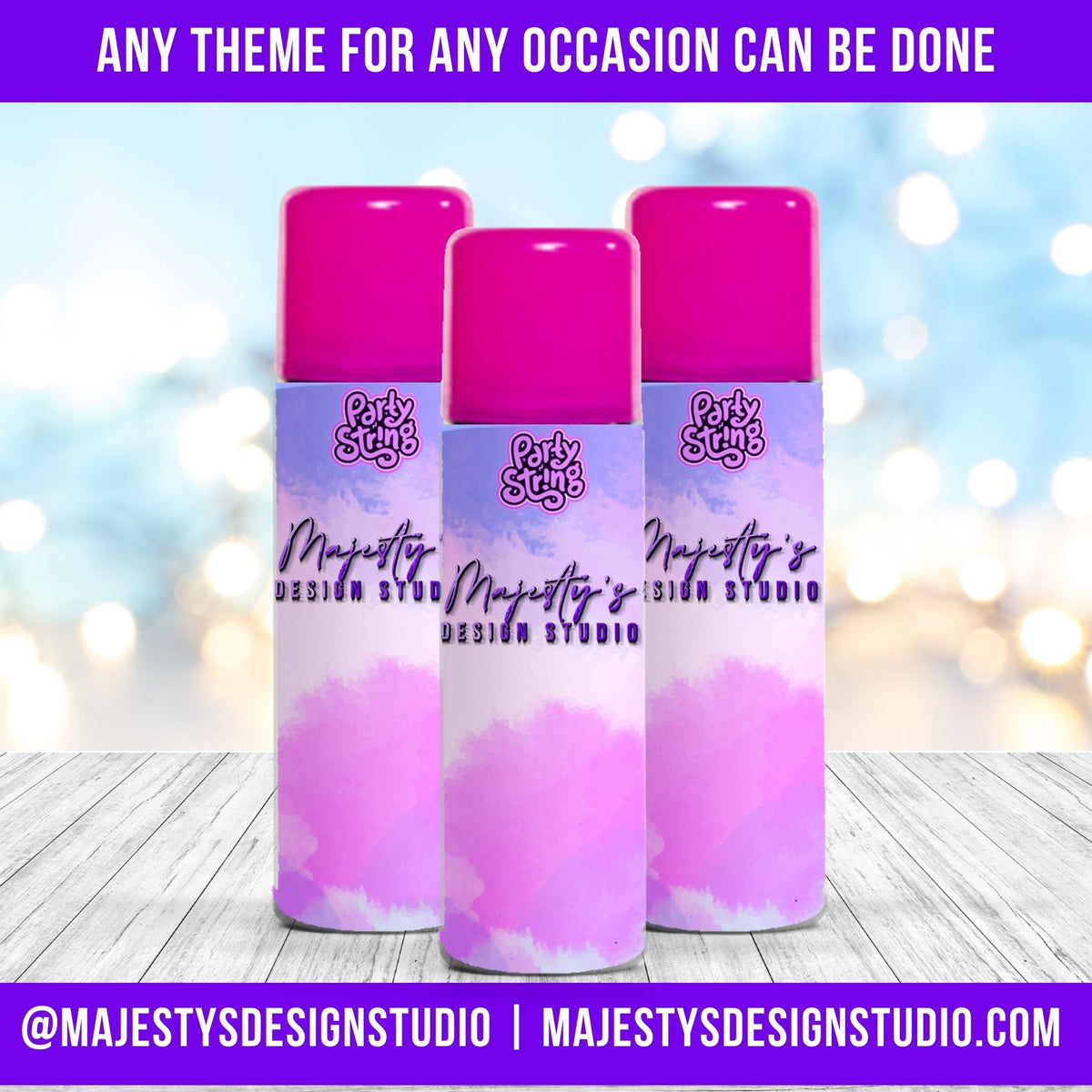 Custom Silly String Cans