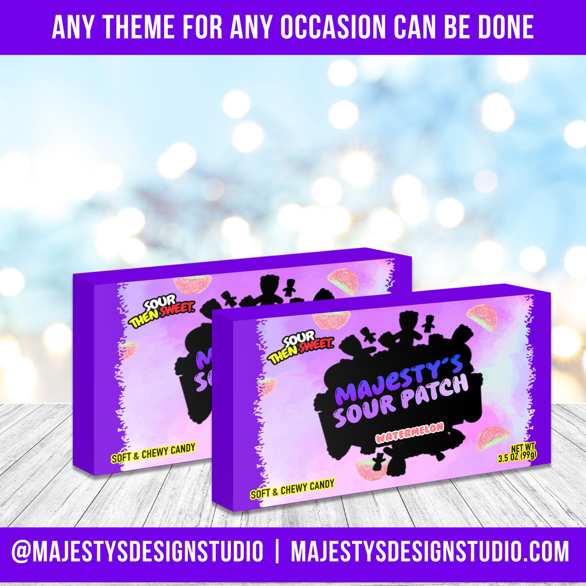 Custom Sour Patch Box Candy