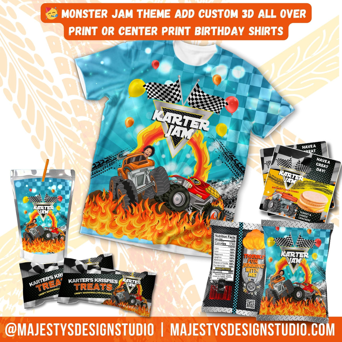 Monster Jam Party Theme