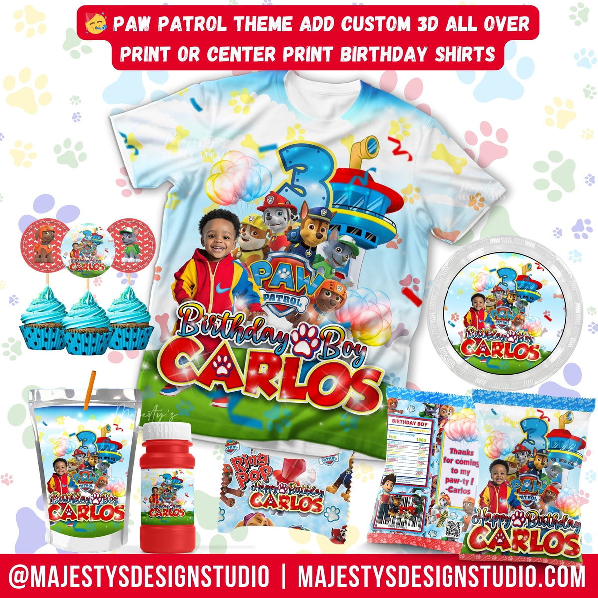 Carlos Patrol Party Theme
